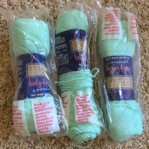 Baby yarn MINT green bundle